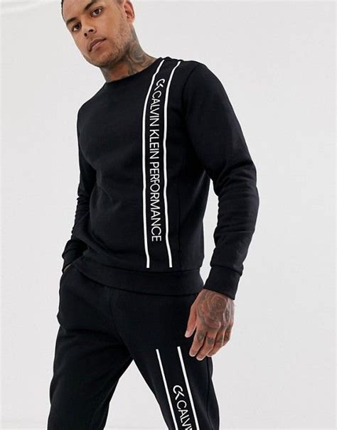 men's calvin klein sweatsuit